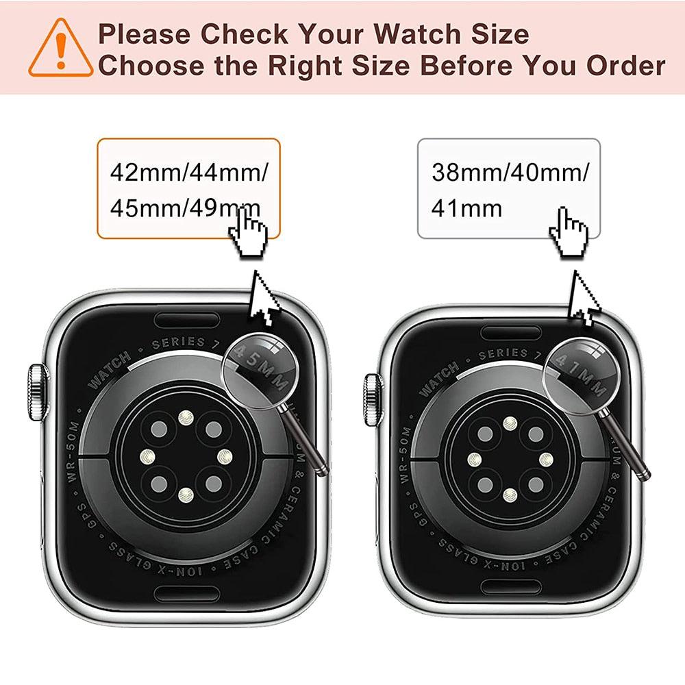 Apatite Gold Beads Stretchy Apple Watch Band - Apple Watch Bands - Allora Jade