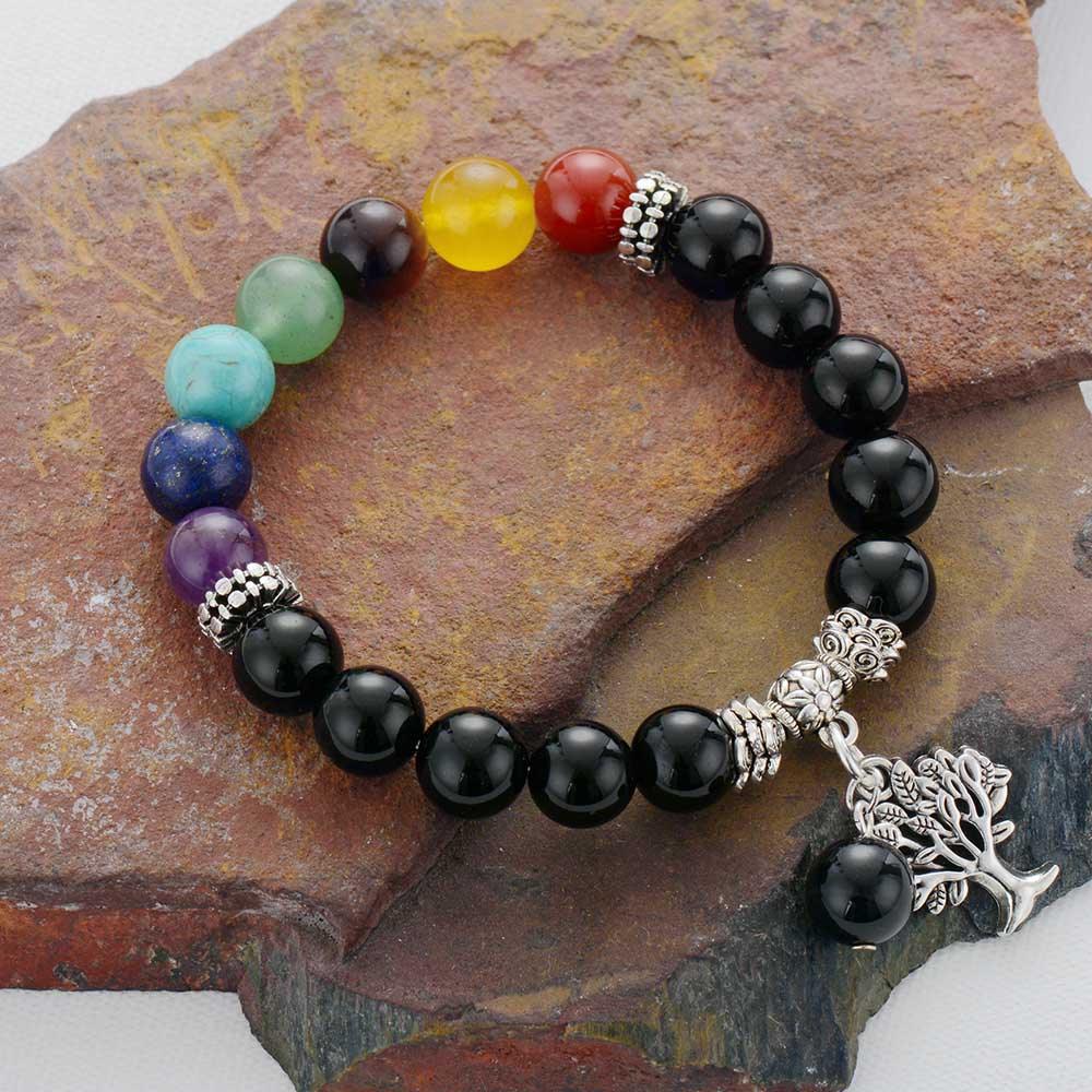 Chakra tree deals of life bracelet