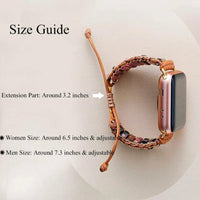 Chakra Jasper Apple Watch Band - gold - Womens Crystal Watch Bands - Allora Jade