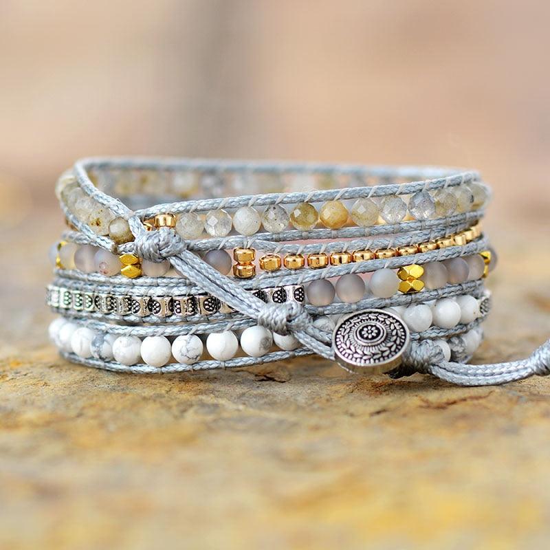 Pearl on sale wrap bracelet