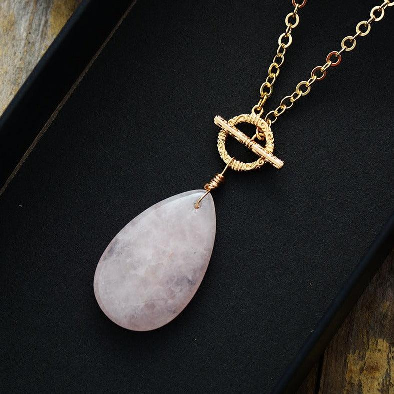 Rose quartz hot sale necklace australia