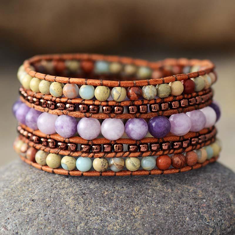 Cuff bracelets deals with stones