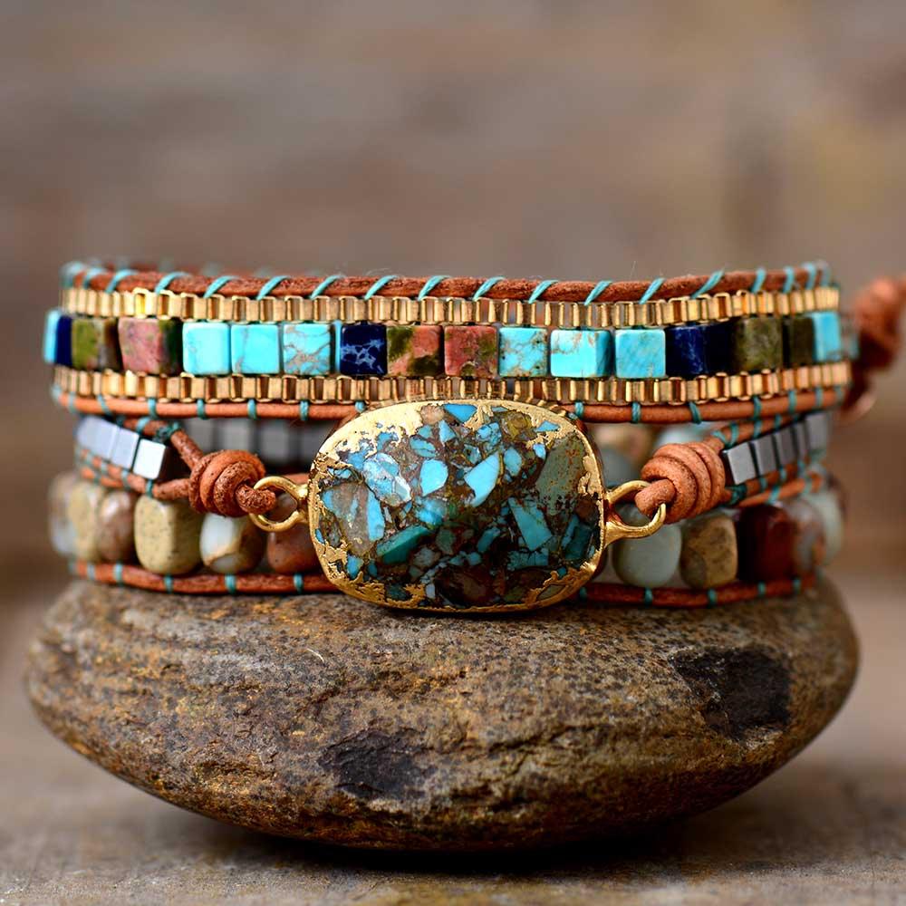 Crystal deals wrap bracelet