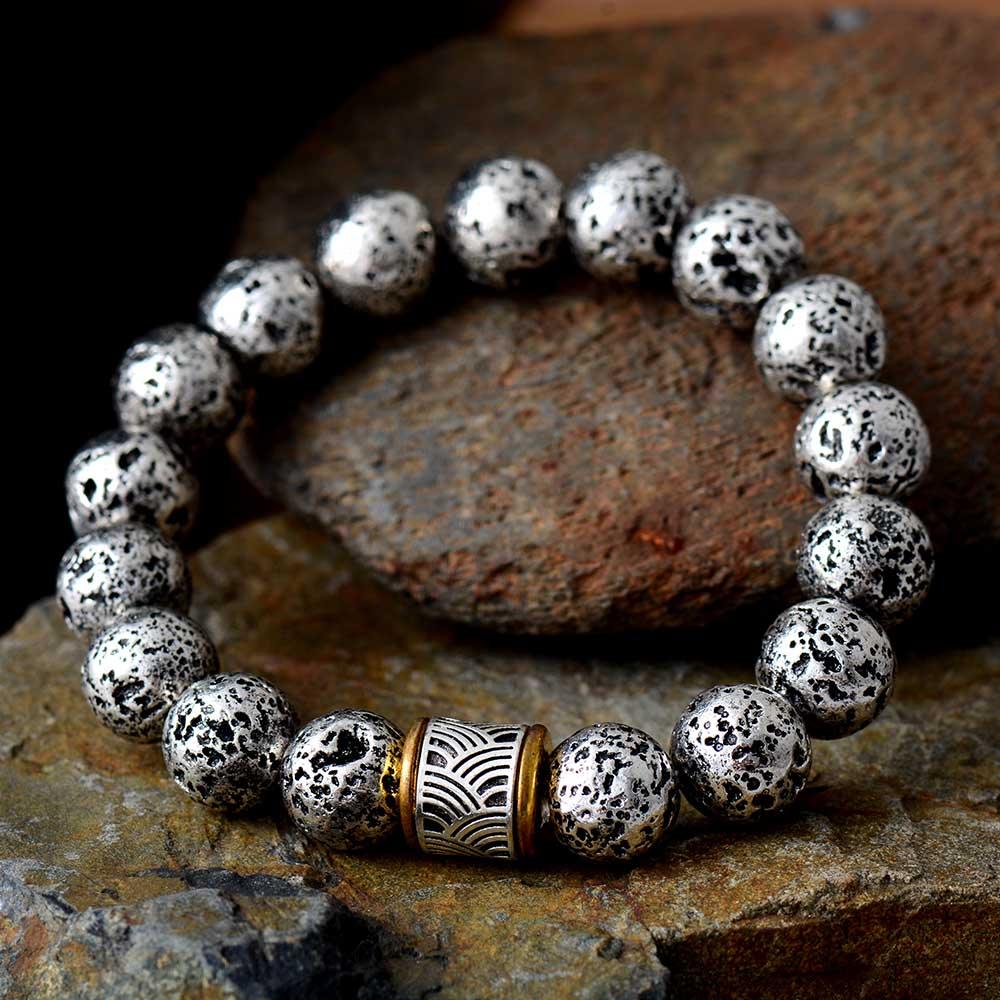 Metal store stretch bracelet