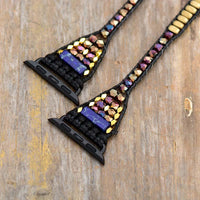 Lava Stone, Labradorite & Jasper Apple Watch Band - Womens Crystal Watch Bands - Allora Jade