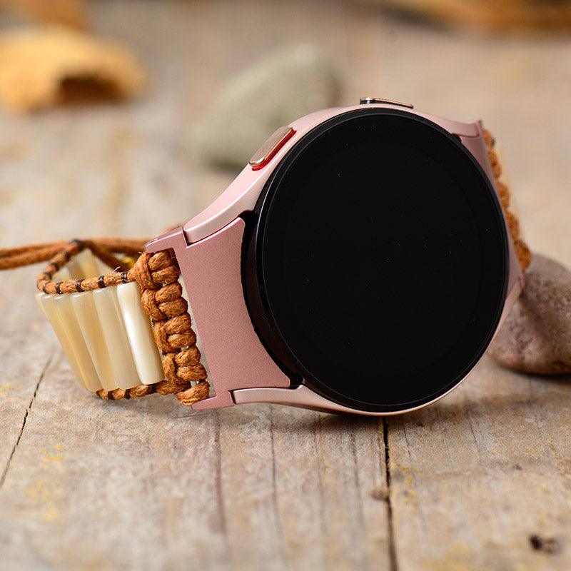 Samsung galaxy watch discount rose gold straps