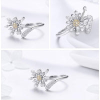 'Dandelion Love' CZ & Sterling Silver Jewellery Set - Sterling Silver Jewellery Sets - Allora Jade
