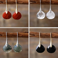 Gemstone Faceted Drop Earrings | ALLORA JADE