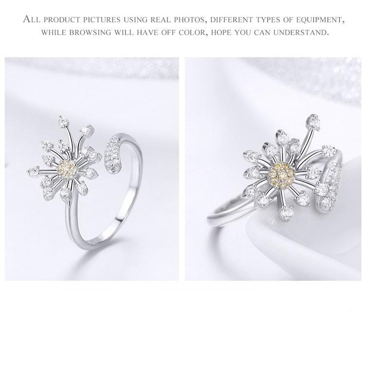 'Dandelion Love' CZ & Sterling Silver Jewellery Set - Sterling Silver Jewellery Sets - Allora Jade
