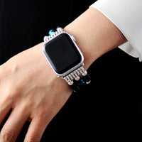 Onyx Stretchy Apple Watch Band - Allora Jade