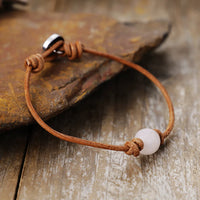 'Dhandaa' Rose Quartz Charm Bracelet