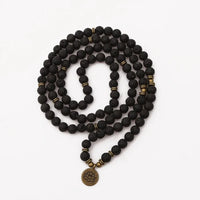 Lava Rock 108 Mala Beads - ALLORA JADE