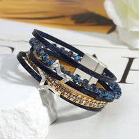 'Jiemba' Star Charm Cuff Bracelet - blue - women's bracelet | ALLORA JADE