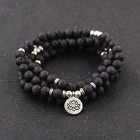 Lava Rock 108 Mala Beads - ALLORA JADE