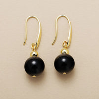 'Grace' Earrings - Black Onyx | ALLORA JADE