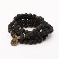 Lava Rock 108 Mala Beads - ALLORA JADE
