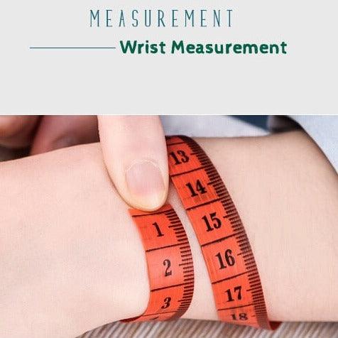 wrist measurement size guide Allora Jade