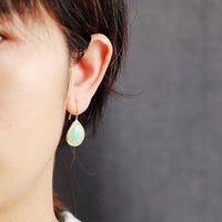 'Yuriyawi' Labradorite Drop Earrings - Womens Earrings Crystal Earrings - Allora Jade