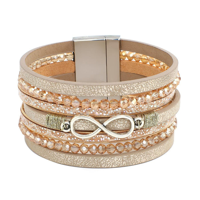 'Infinite' Charm Cuff Bracelet - gold - Womens Bracelets - Allora Jade