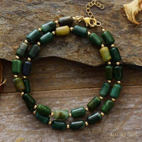 'Maranirra' Green Jade Choker Necklace - Womens Necklaces Crystal Necklace - Allora Jade