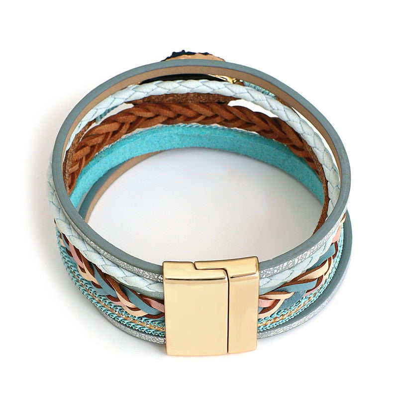 'Birralee' Charm Cuff Bracelet - gold - Womens Bracelets - Allora Jade