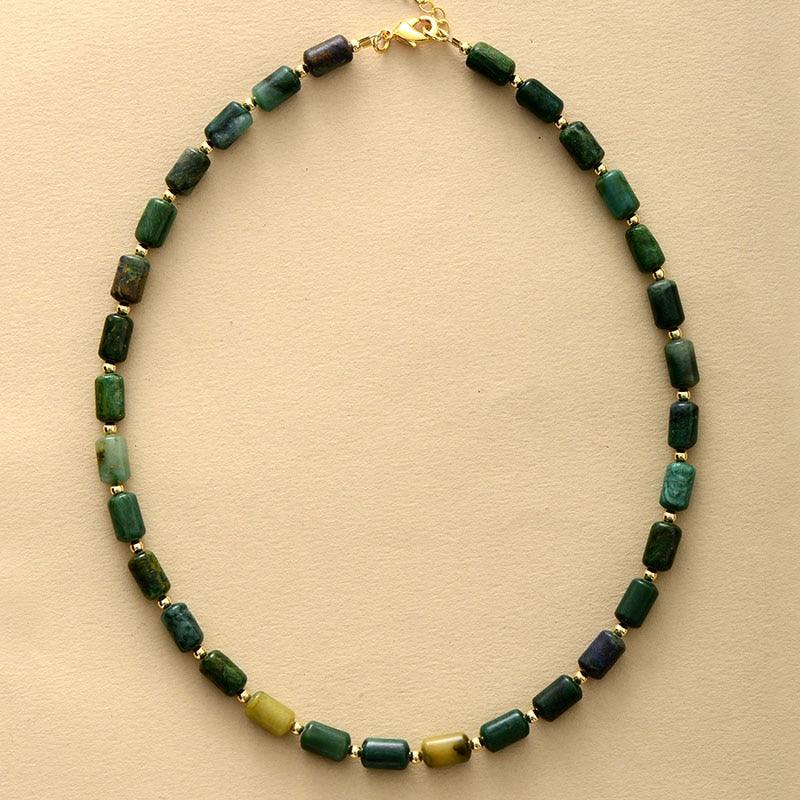 'Maranirra' Green Jade Choker Necklace | ALLORA JADE