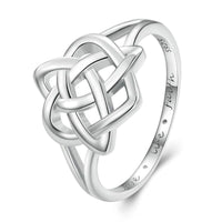 'Celtic Love Knot' Sterling Silver Ring - Sterling Silver Rings - Allora Jade