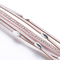 'Tahnee' Charms & Crystals Wrap Bracelet - silver - Womens Bracelets - Allora Jade