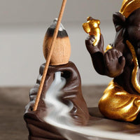 'Ganesha' Ceramic Incense Holder - Decor Incense Holder - Allora Jade