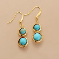 'Keira' Sky Blue Jasper Drop Earrings | Allora Jade