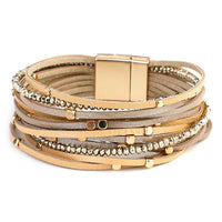 'Gindadala' Beads Cuff Bracelet - gold - Womens Bracelets - Allora Jade