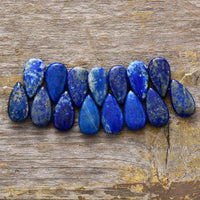 'Gunhi' Lapis Lazuli Drop Earrings - Womens Earrings Crystal Earrings - Allora Jade