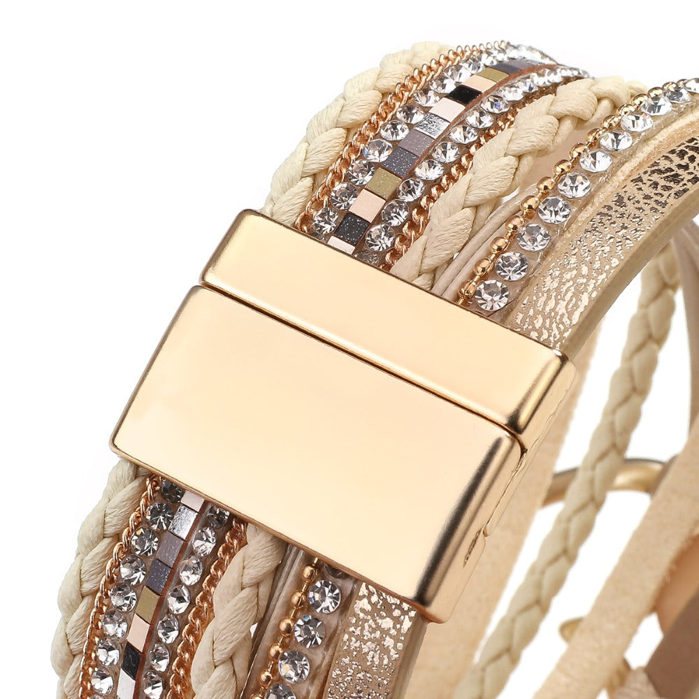 'Dalgu' Heart Charm Cuff Bracelet - silver | Allora Jade