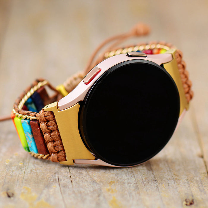 Chakra Jasper Samsung Galaxy Watch 4 Band - Allora Jade