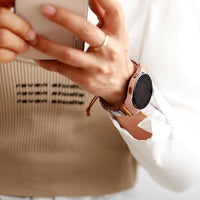 Amethyst Samsung Galaxy Watch 4 Band - Womens Crystal Watch Bands - Allora Jade